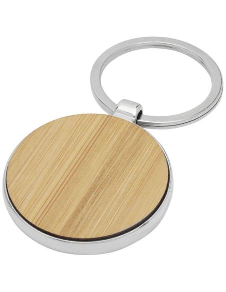 Llavero redondo de bambú N17521811