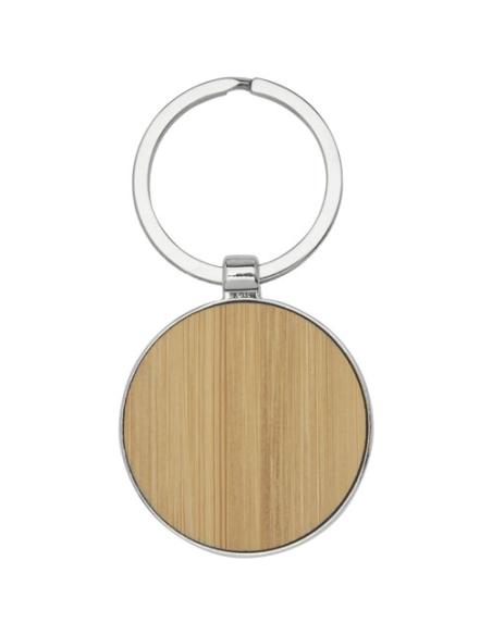 Llavero redondo de bambú N17521811