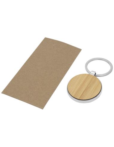 Llavero redondo de bambú N17521811