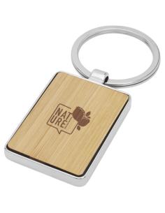 Llavero rectangular de bambú N17621811 2