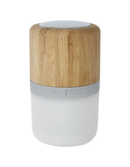 Altavoz de bambú con Bluetooth® y luz N17151421