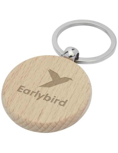 Llavero redondo de madera de haya N17021811