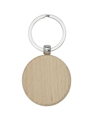 Llavero redondo de madera de haya N17021811