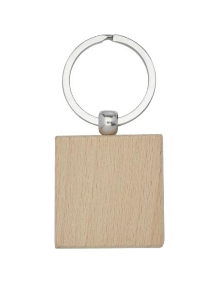 Llavero cuadrado de madera de haya N17121811