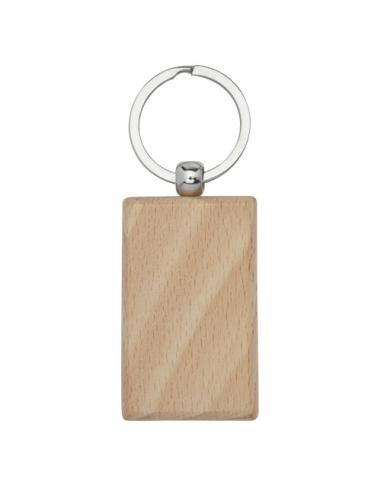 Llavero rectangular de madera de haya N17221811