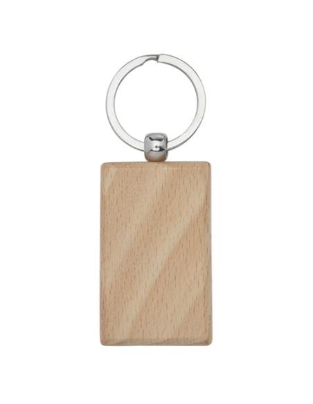 Llavero rectangular de madera de haya N17221811
