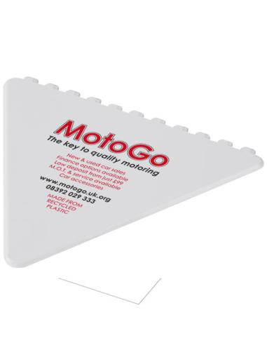 Rascador de hielo de plástico reciclado triangular N10252401