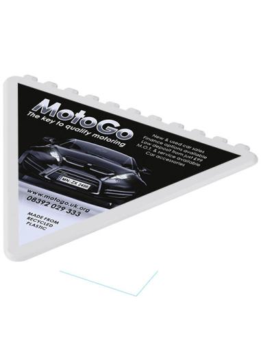 Rascador de hielo de plástico reciclado triangular N10252401
