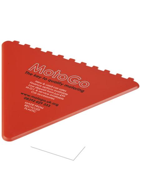 Rascador de hielo de plástico reciclado triangular N12252401