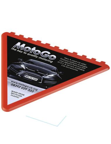 Rascador de hielo de plástico reciclado triangular N12252401