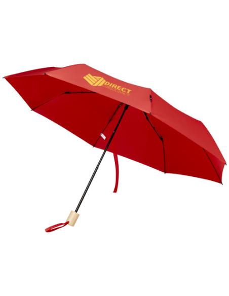 Paraguas plegable de 21" de PET reciclado resistente al viento N12541901