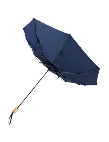 Paraguas plegable de 21" de PET reciclado resistente al viento N55541901