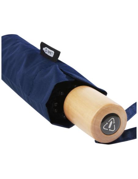 Paraguas plegable de 21" de PET reciclado resistente al viento N55541901