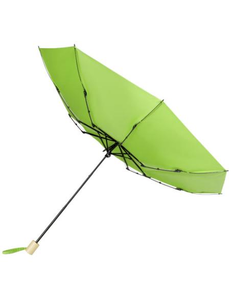 Paraguas plegable de 21" de PET reciclado resistente al viento N36541901