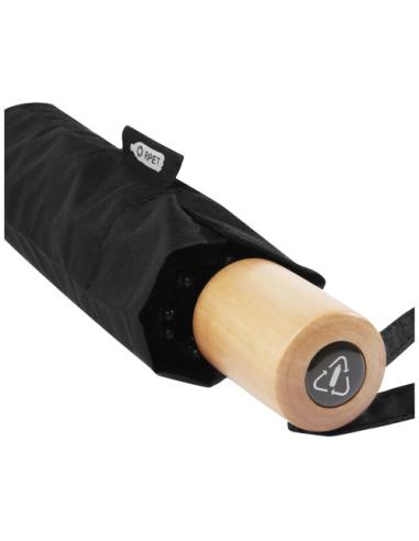 Paraguas plegable de 21" de PET reciclado resistente al viento N09541901