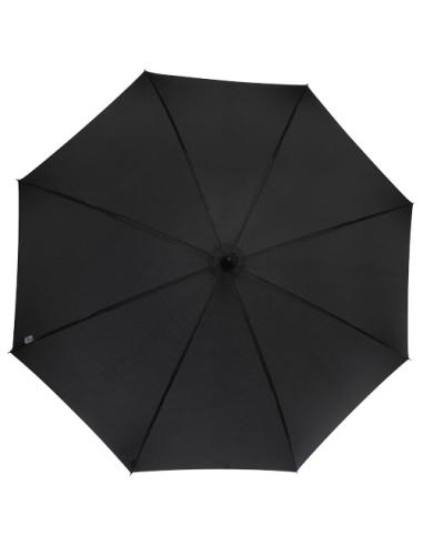 Paraguas de 23" de apertura automática con aspecto de fibra de carbono y mango curvo N09314901