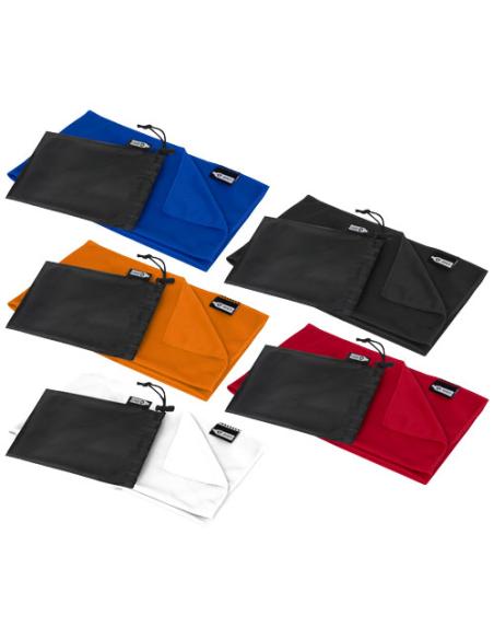 Toalla refrescante deportiva de PET reciclado con bolsa 80 x 30 cm N10100521