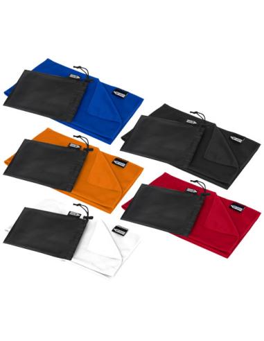 Toalla refrescante deportiva de PET reciclado con bolsa 80 x 30 cm N09100521