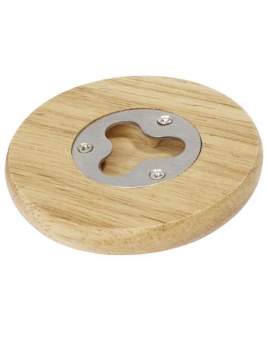 Posavasos de madera con abrebotellas N60102311