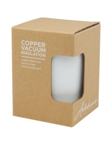 Vaso de 330 ml de acero inoxidable con aislamiento al vacío de cobre y tapa de bambú N10076001