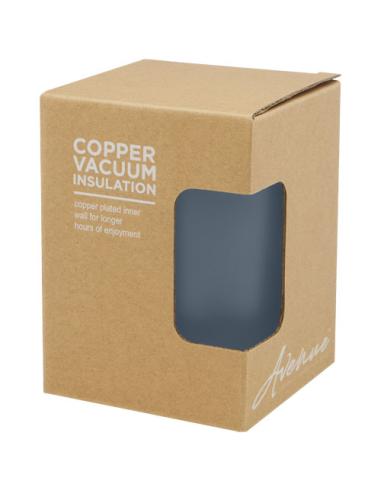 Vaso de 330 ml de acero inoxidable con aislamiento al vacío de cobre y tapa de bambú N05076001