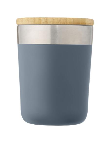 Vaso de 330 ml de acero inoxidable con aislamiento al vacío de cobre y tapa de bambú N05076001