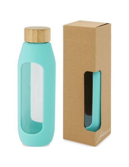 Botella de vidrio borosilicato con agarre de silicona de 600 ml N26666001
