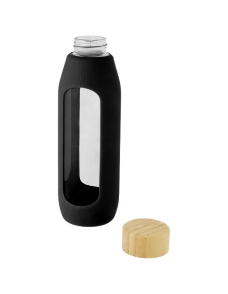 Botella de vidrio borosilicato con agarre de silicona de 600 ml N09666001