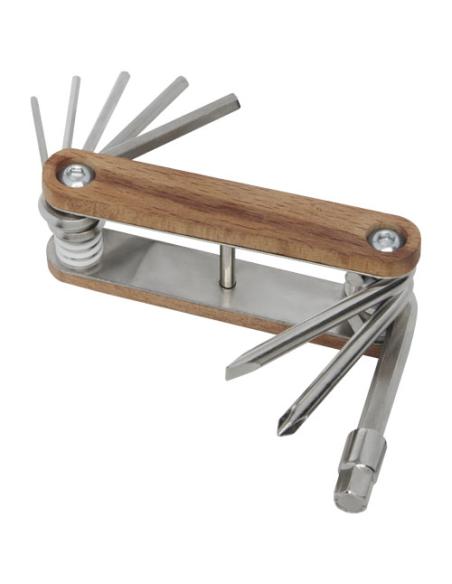 Multiherramienta para bicicletas de 8 funciones con mango de madera N17905401