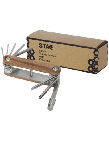Multiherramienta para bicicletas de 8 funciones con mango de madera N17905401