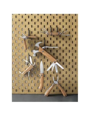 Multiherramienta para bicicletas de 8 funciones con mango de madera N17905401