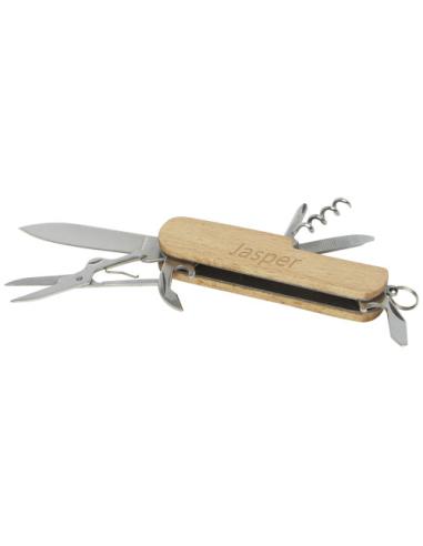 Navaja de bolsillo de 7 funciones y con mango de madera N17015401