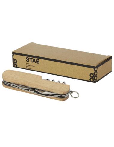 Navaja de bolsillo de 7 funciones y con mango de madera N17015401