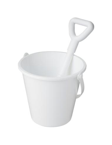 Cubo y pala de playa de plástico reciclado N10142012