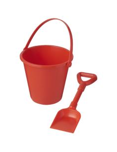 Cubo y pala de playa de plástico reciclado N10142012