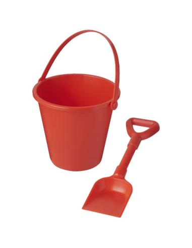 Cubo y pala de playa de plástico reciclado N12142012