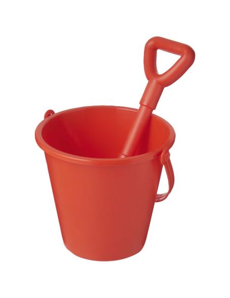 Cubo y pala de playa de plástico reciclado N12142012