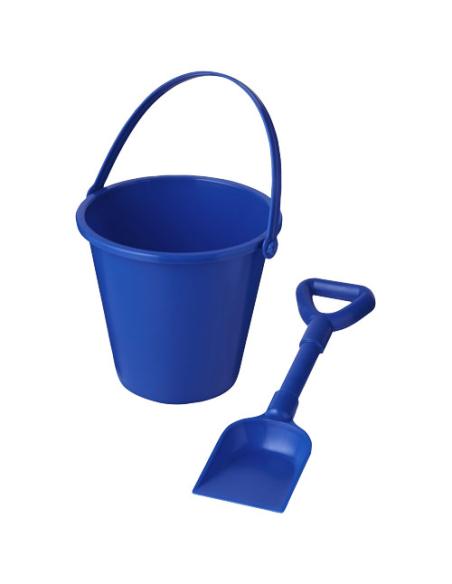 Cubo y pala de playa de plástico reciclado N25142012