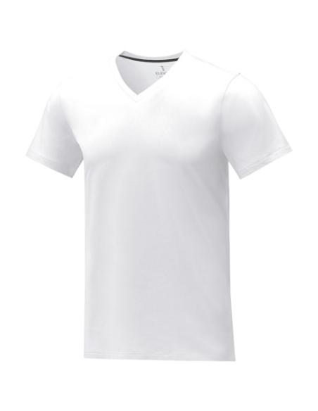 Camiseta de manga corta y cuello en V para hombre N01003083
