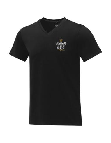 Camiseta de manga corta y cuello en V para hombre N00903083