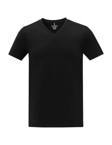 Camiseta de manga corta y cuello en V para hombre N00903083