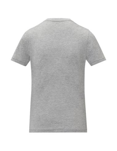 Camiseta de manga corta y cuello en V para mujer N00813083