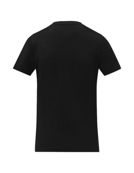 Camiseta de manga corta y cuello en V para mujer N00913083