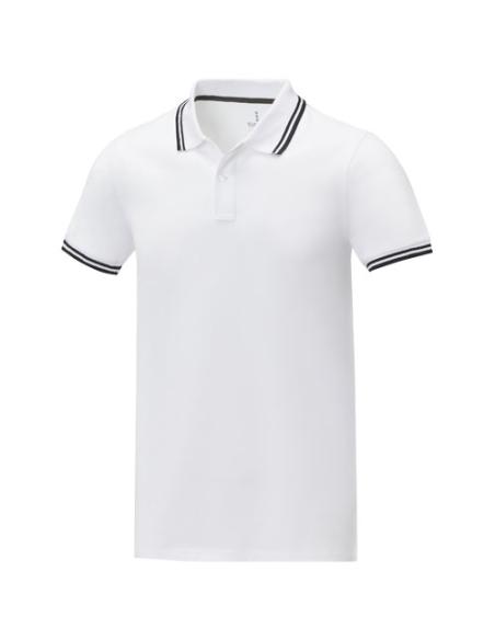 Polo de manga corta con ribete para hombre N01080183