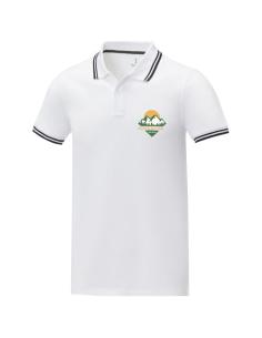 Polo de manga corta con ribete para hombre N01080183 2