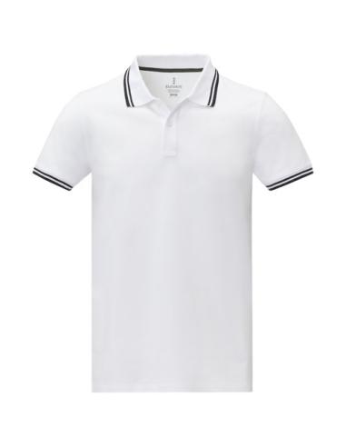 Polo de manga corta con ribete para hombre N01080183