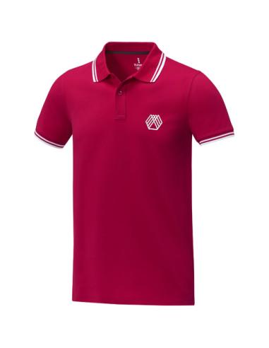 Polo de manga corta con ribete para hombre N01280183