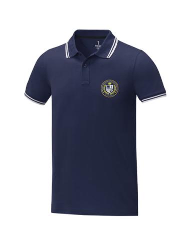 Polo de manga corta con ribete para hombre N05580183