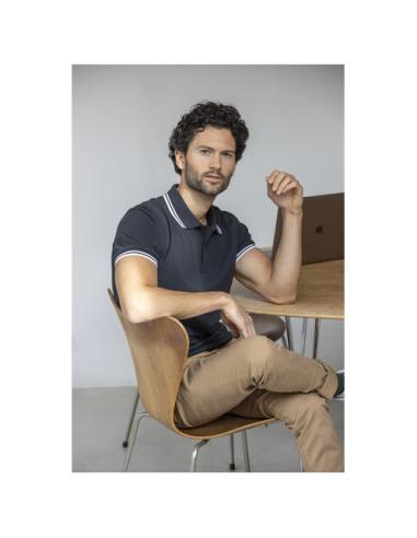 Polo de manga corta con ribete para hombre N05580183
