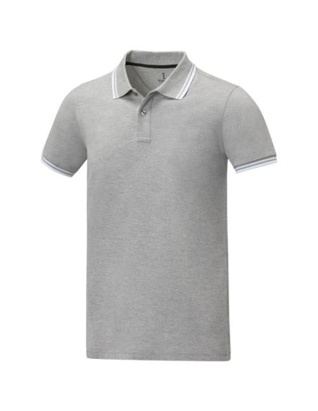 Polo de manga corta con ribete para hombre N00880183